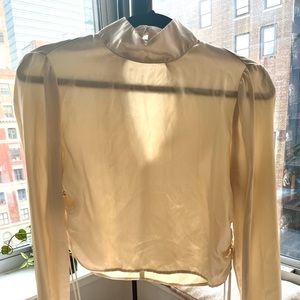NWOT RARE Sample Reformation 100% Silk top